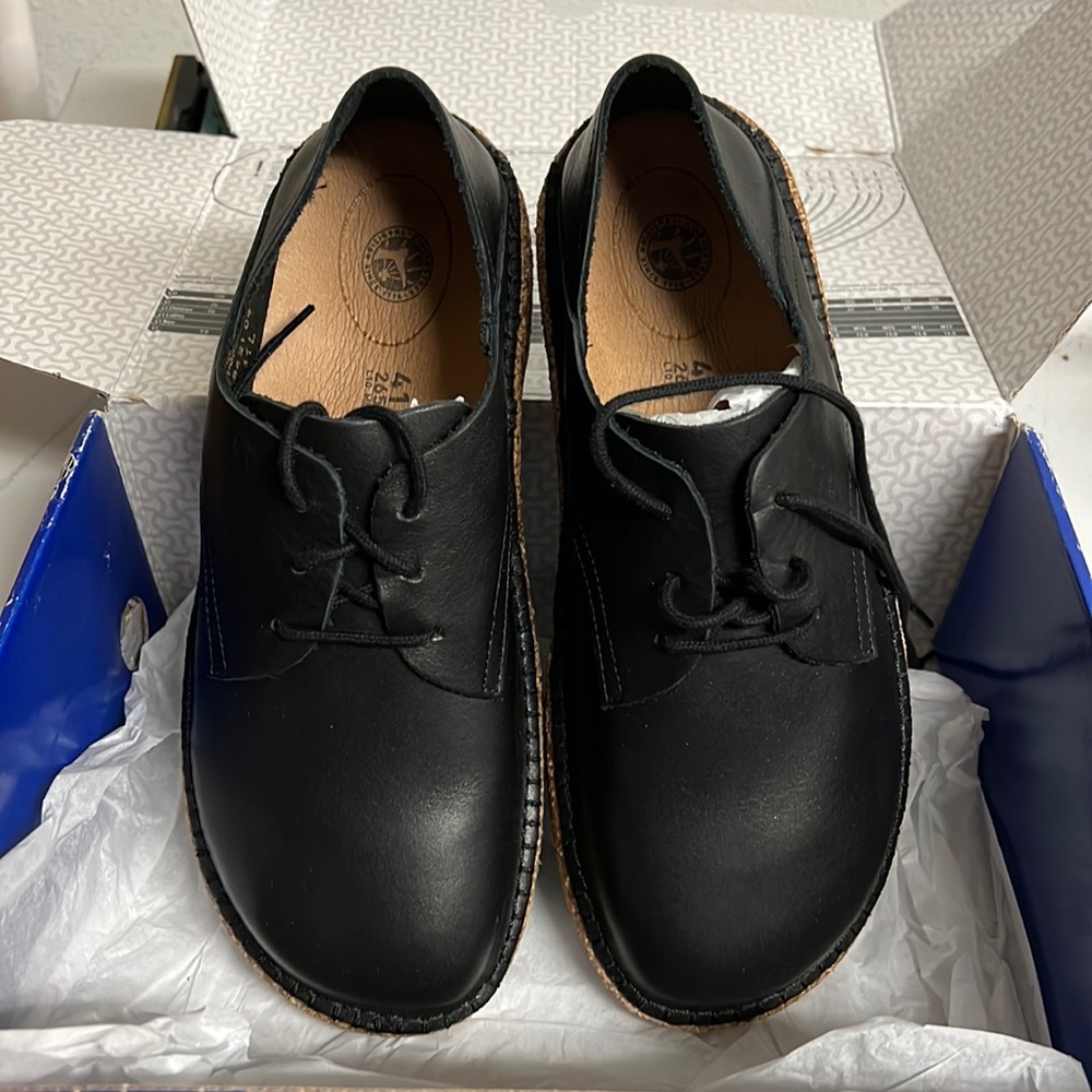 Birkenstock Gary Shoes, Size 41 (W10, M8) Black